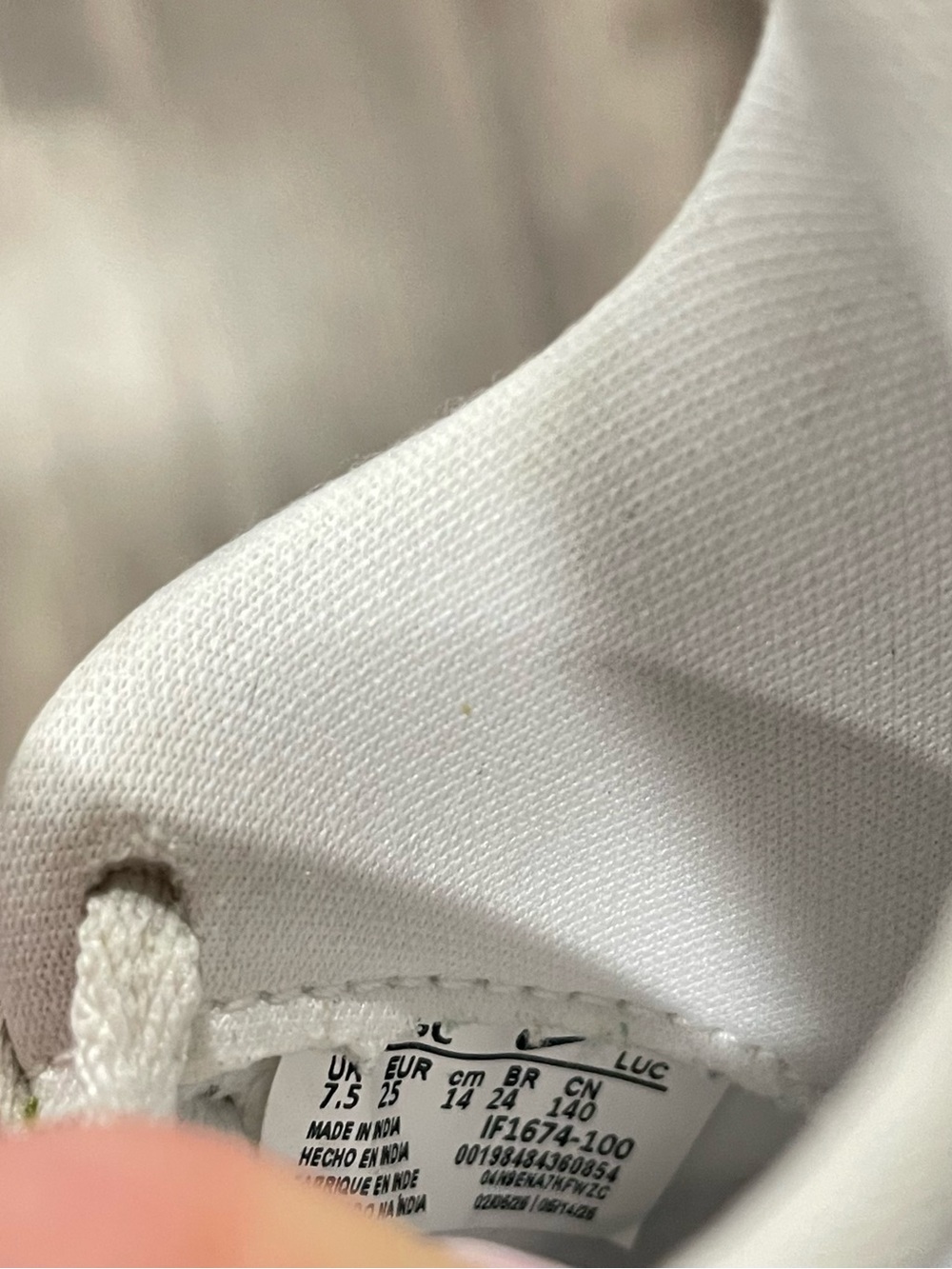 Nike Air Force Ones Kids White Low-Top Sneakers - Picture 10 of 12